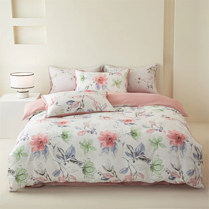 Tencel Printed Four-piece Bedding Set price